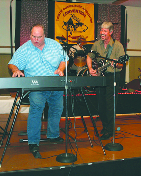 David East and Paul Rigdon performing as early Nailprint at a CGMA convention
